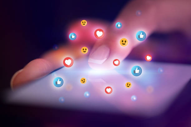 l'audience sur les réseaux sociaux sur tel portable